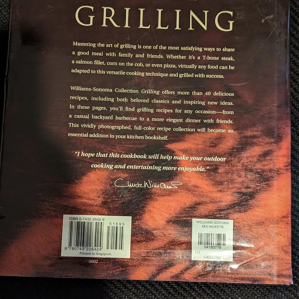 Williams Sonoma hard cover